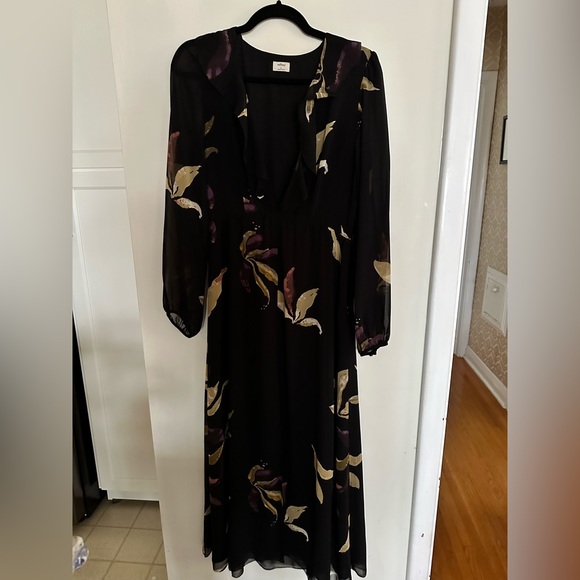 Wilfred Chiffon Maxi Dress Size 4 - Picture 4 of 4